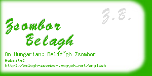 zsombor belagh business card